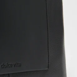 Hana Shoulder Bag Black Leather