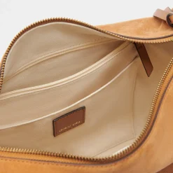 Hana Shoulder Bag Rusty Oak Suede