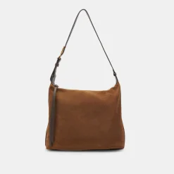 Hana Shoulder Bag Tobacco Suede