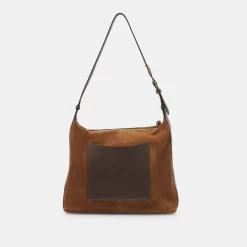 Hana Shoulder Bag Tobacco Suede