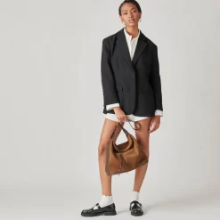 Hana Shoulder Bag Tobacco Suede