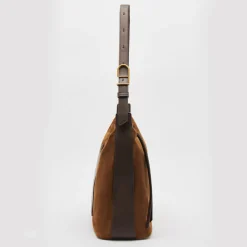 Hana Shoulder Bag Tobacco Suede