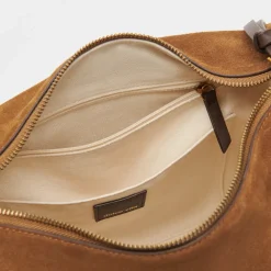 Hana Shoulder Bag Tobacco Suede