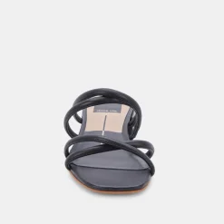 Hapi Sandals Black Leather