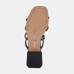 Hapi Sandals Black Leather