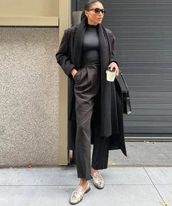 Hardi Loafers Black White Embossed Snake