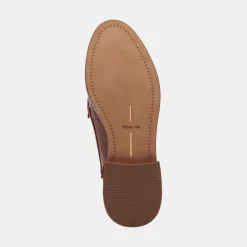Hardi Loafers Brown Crinkle Patent