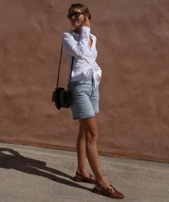 Hardi Loafers Brown Crinkle Patent