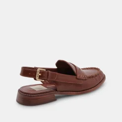 Hardi Loafers Brown Crinkle Patent