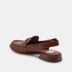 Hardi Loafers Brown Crinkle Patent