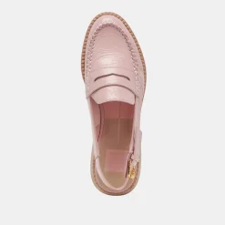 Hardi Loafers Pink Crinkle Patent