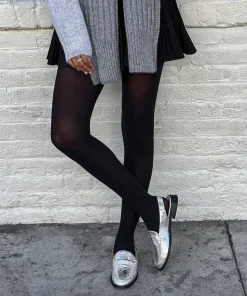 Hardi Loafers Silver Crackled Leather