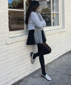 Hardi Loafers Silver Crackled Leather