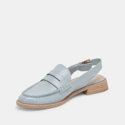 Hardi Loafers Sky Blue Crinkle Patent