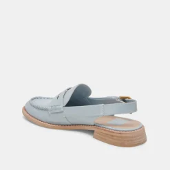 Hardi Loafers Sky Blue Crinkle Patent