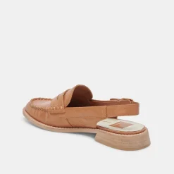 Hardi Loafers Tan Crinkle Patent