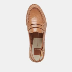 Hardi Loafers Tan Crinkle Patent