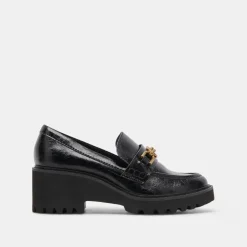 Harlen Loafer Midnight Crinkle Patent