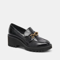 Harlen Loafer Midnight Crinkle Patent