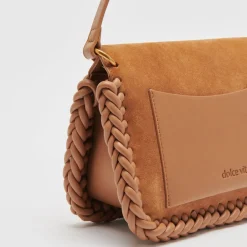 Harper Shoulder Bag Rusty Oak Suede