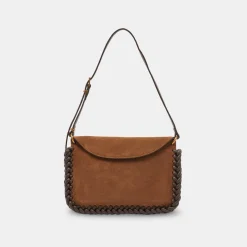 Harper Shoulder Bag Tobacco Suede