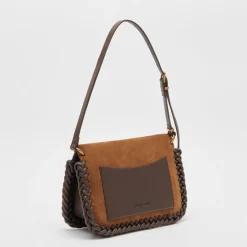 Harper Shoulder Bag Tobacco Suede