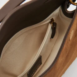 Harper Shoulder Bag Tobacco Suede