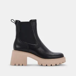 Hawk H2O Booties Black Leather