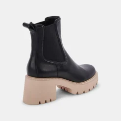 Hawk H2O Booties Black Leather