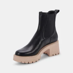 Hawk H2O Booties Black Leather