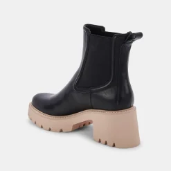 Hawk H2O Booties Black Leather