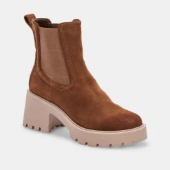 Hawk H2O Booties Dk Brown Suede