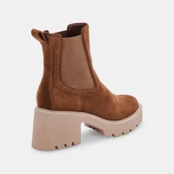 Hawk H2O Booties Dk Brown Suede