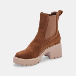Hawk H2O Booties Dk Brown Suede