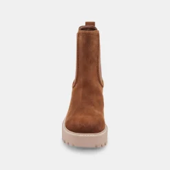 Hawk H2O Booties Dk Brown Suede