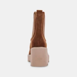Hawk H2O Booties Dk Brown Suede