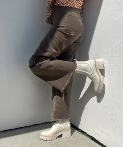 Hawk H2O Booties Ivory Leather