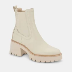 Hawk H2O Booties Ivory Leather