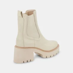 Hawk H2O Booties Ivory Leather