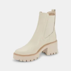 Hawk H2O Booties Ivory Leather