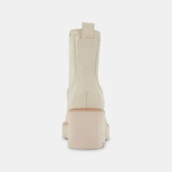 Hawk H2O Booties Ivory Leather