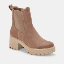Hawk H2O Booties Mushroom Suede