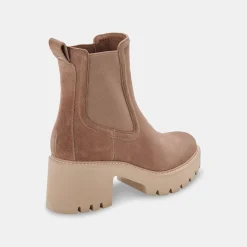 Hawk H2O Booties Mushroom Suede