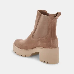 Hawk H2O Booties Mushroom Suede