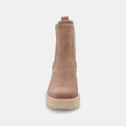 Hawk H2O Booties Mushroom Suede