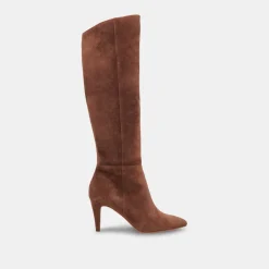 Haze Wide Calf Boots Cocoa Suede