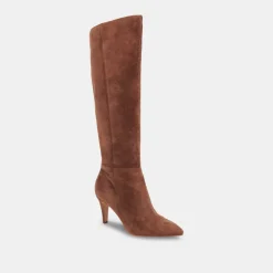 Haze Wide Calf Boots Cocoa Suede
