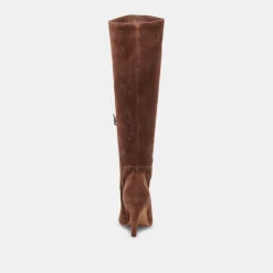 Haze Wide Calf Boots Cocoa Suede