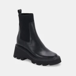 Hoven H2O Boots Black Leather