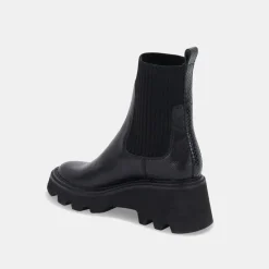 Hoven H2O Boots Black Leather